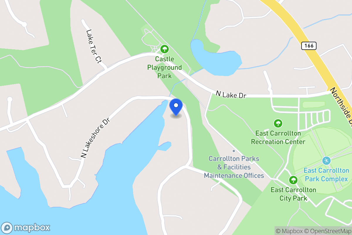 Map of 332 N Lakeshore Dr