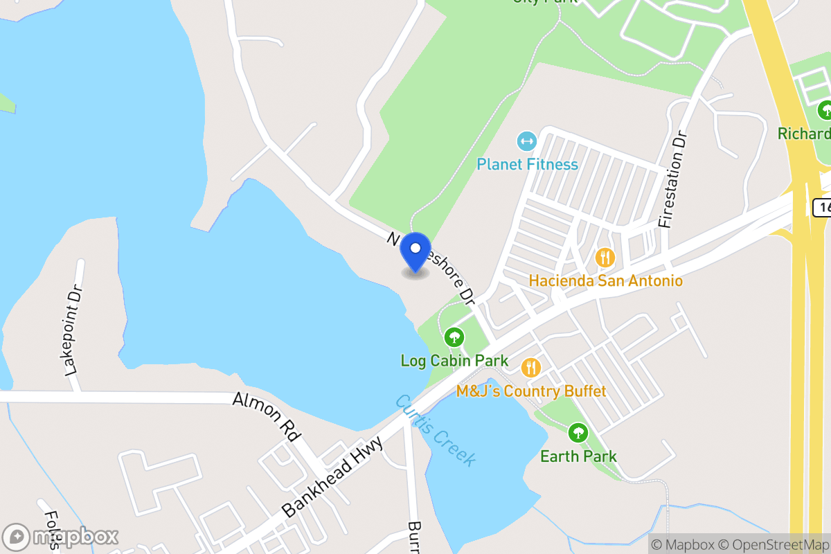 Map of 106 N Lakeshore Dr