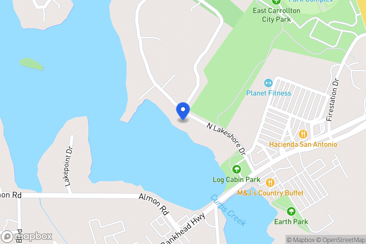 Map of 126 N Lakeshore Dr