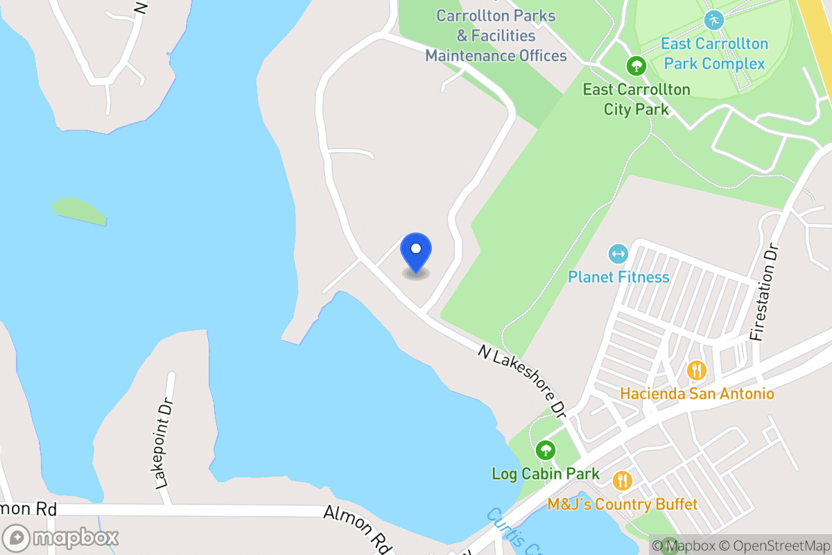 Map of 201 N Lakeshore Dr