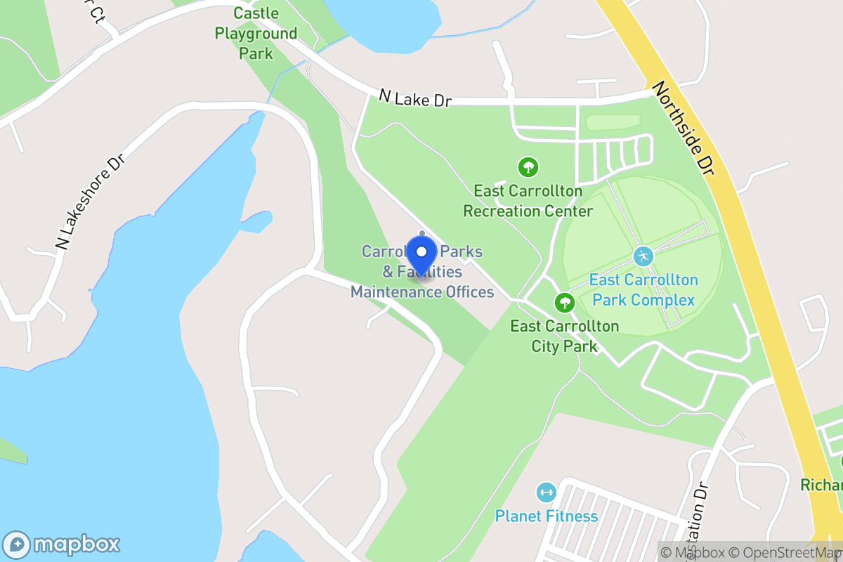 Map of 390 North Lake Dr