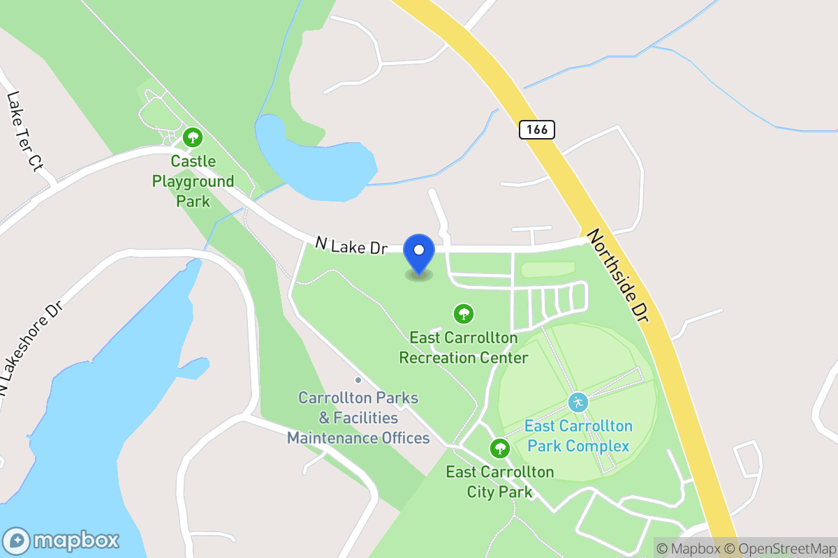 Map of 406 North Lake Dr