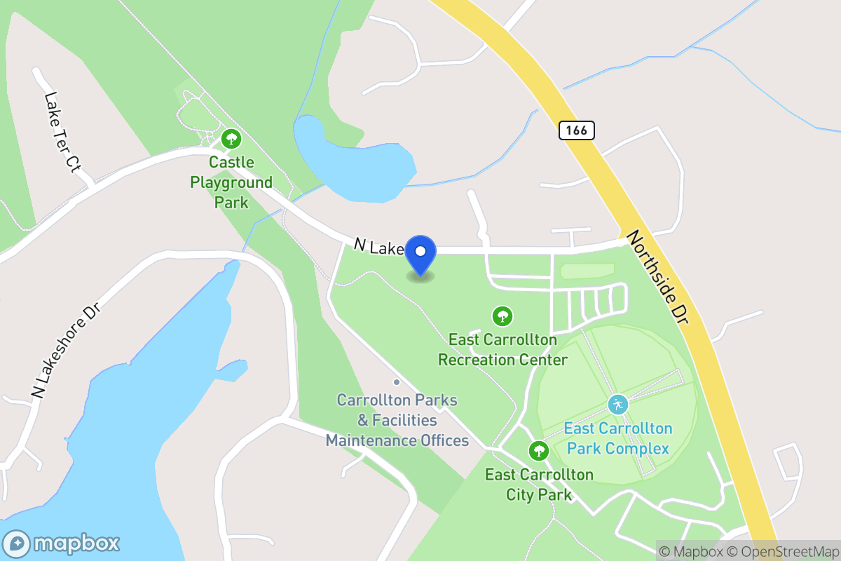 Map of 404 North Lake Dr