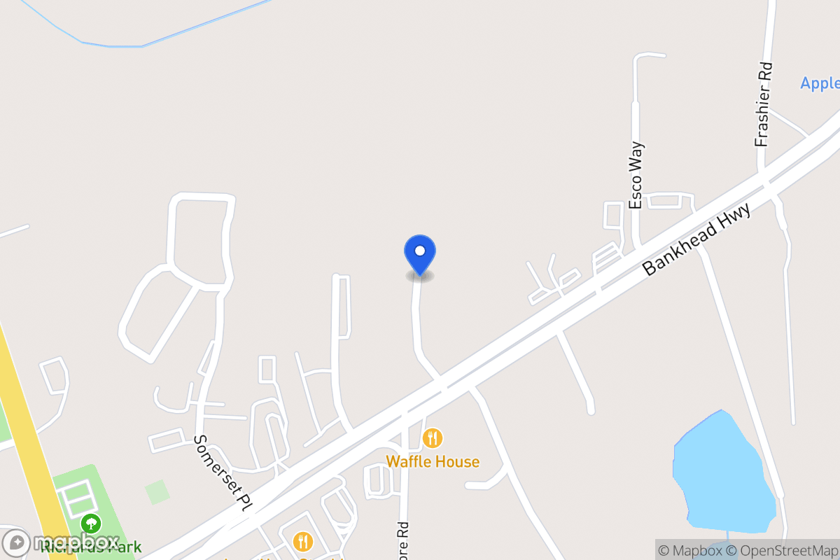 Map of 1202 Bankhead Hwy