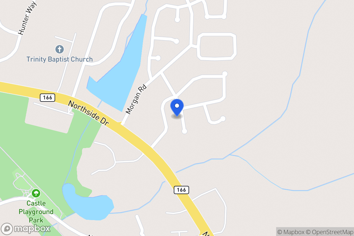 Map of 203 Stoney Point Cv