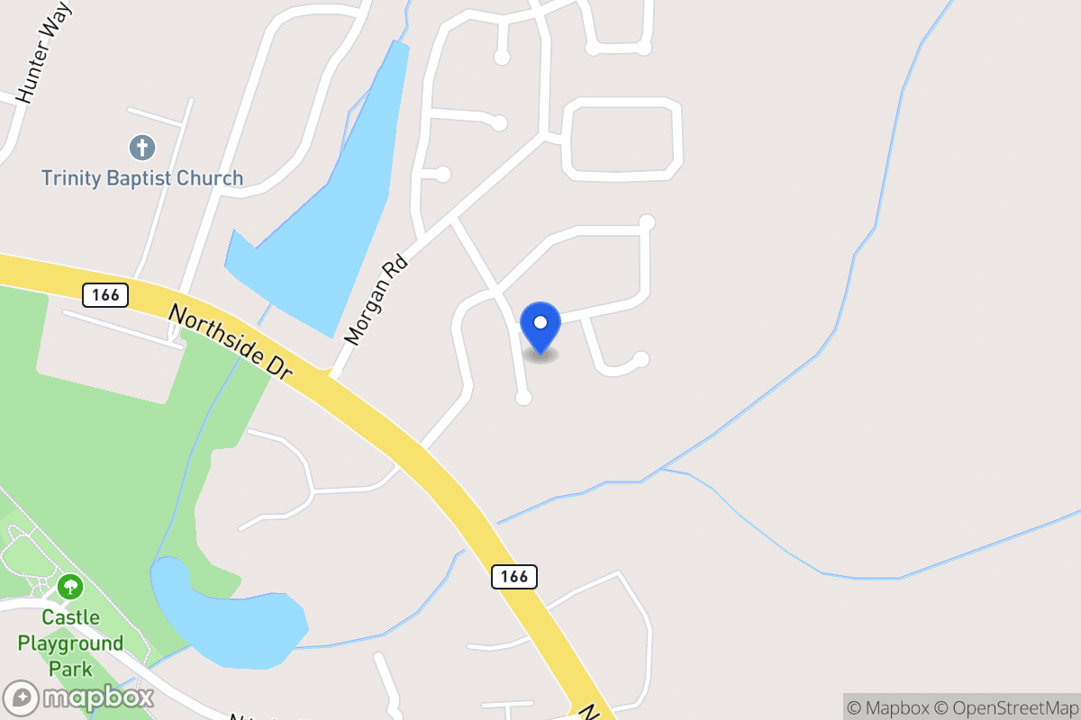 Map of 206 Stoney Point Cv