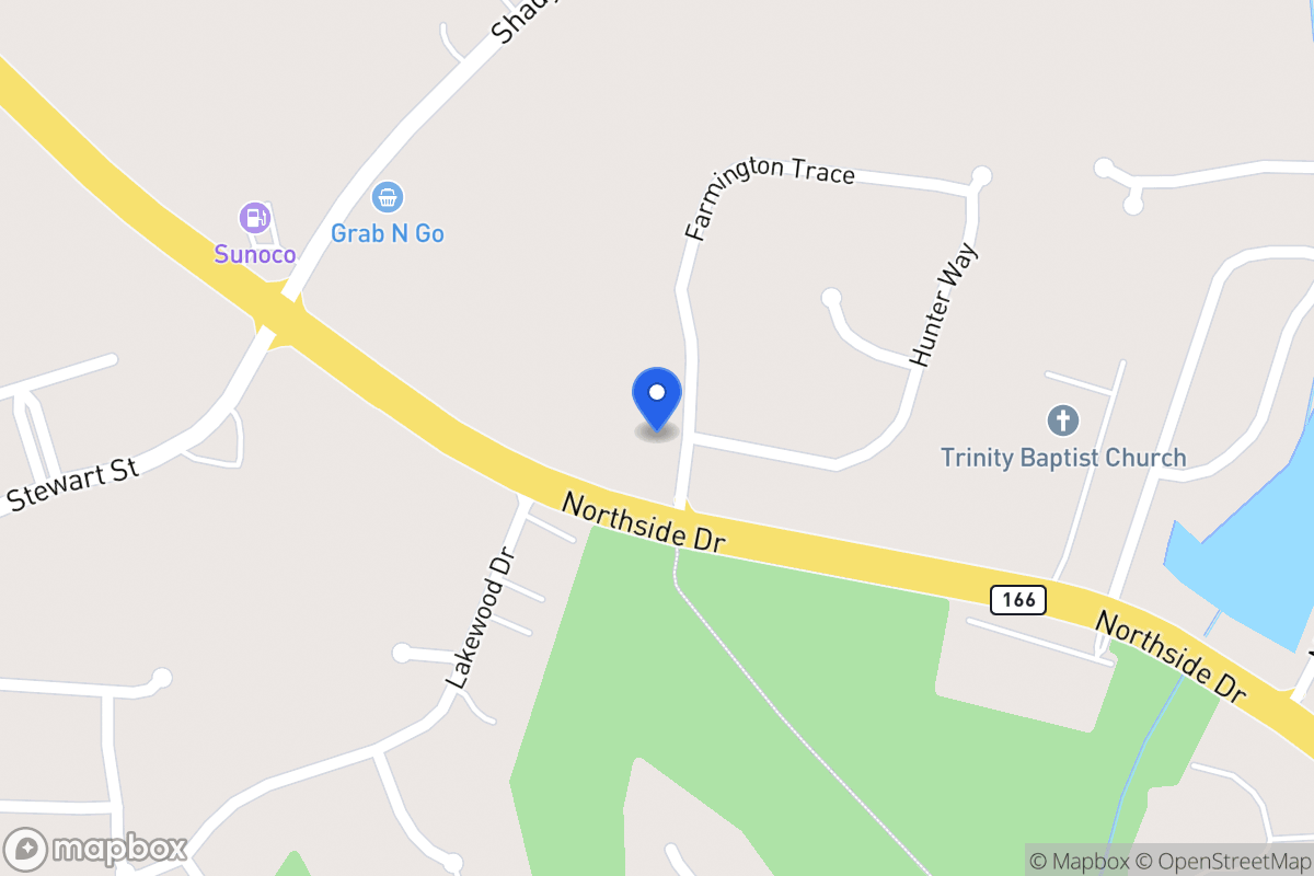 Map of 104 Farmington Trce