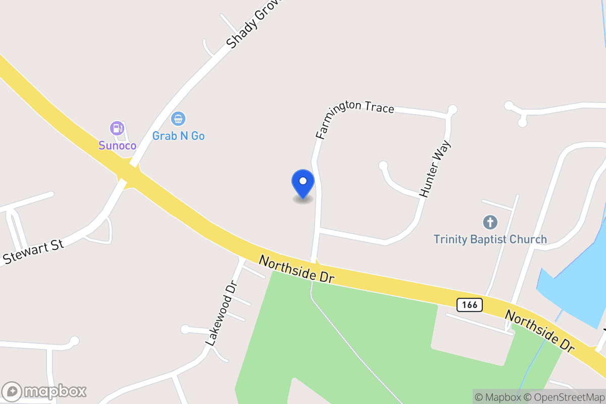 Map of 204 Farmington Trce