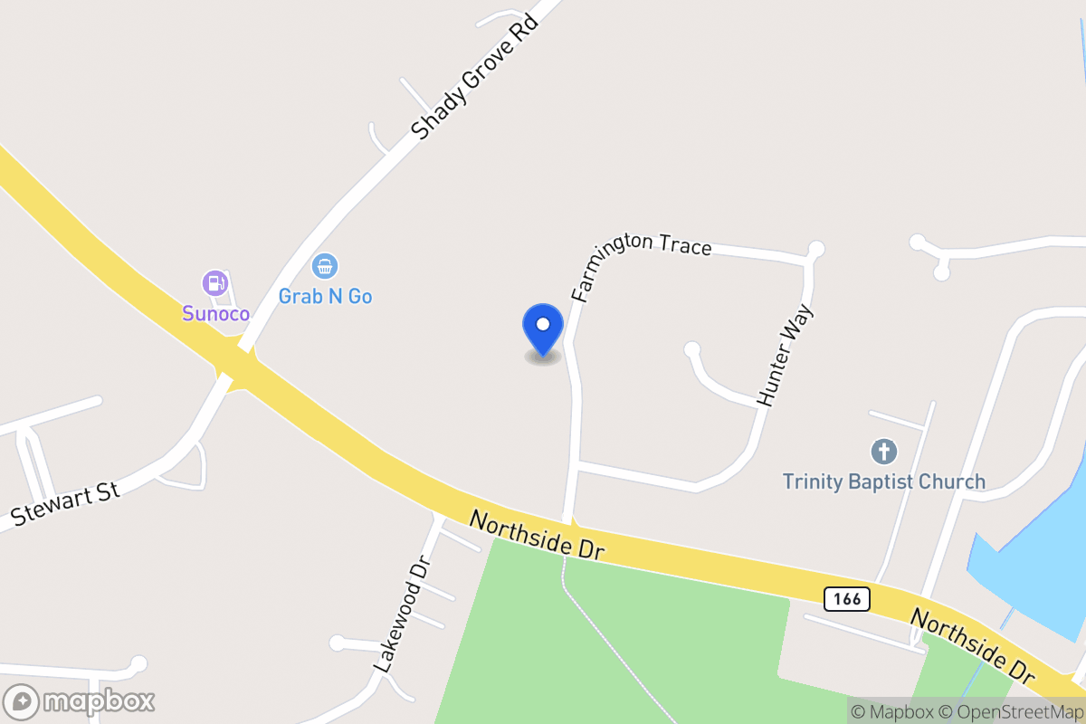 Map of 208 Farmington Trce