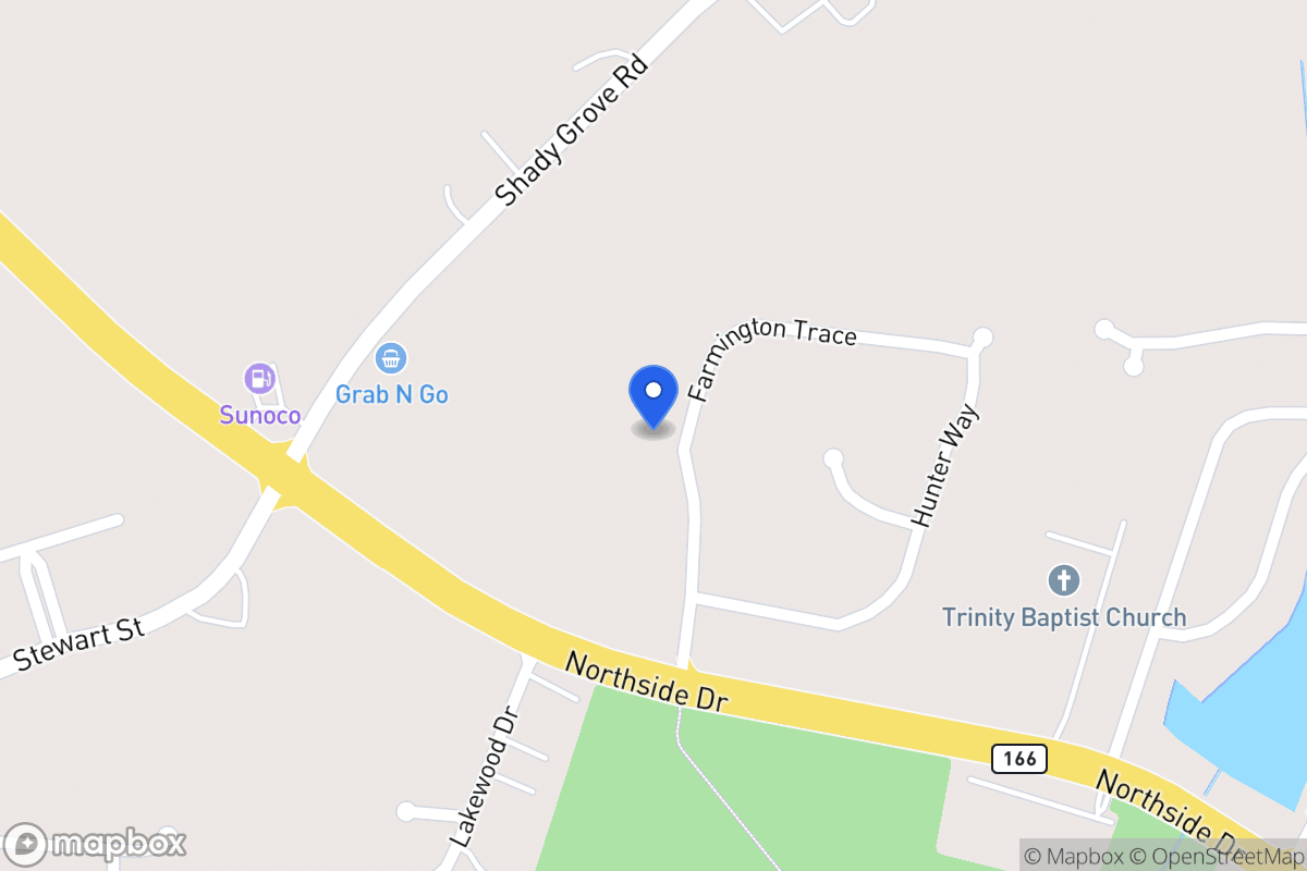 Map of 210 Farmington Trce