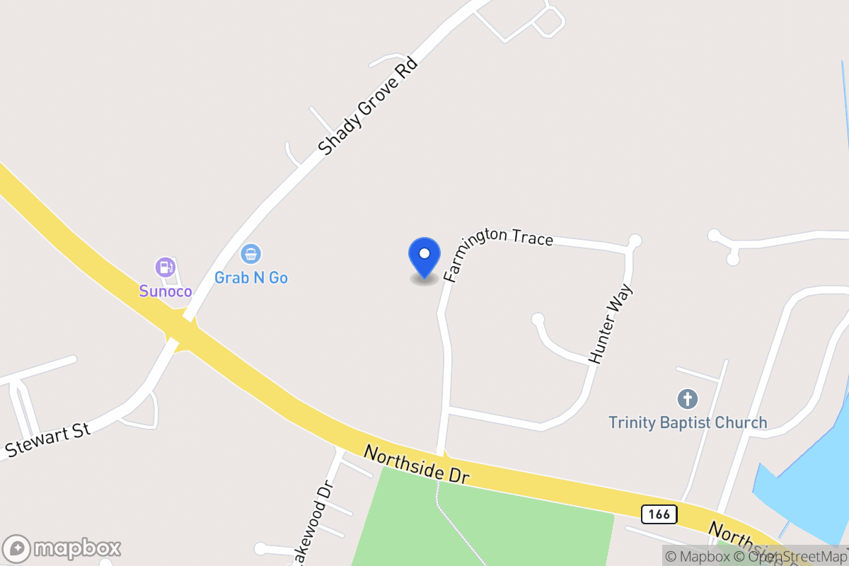 Map of 212 Farmington Trce