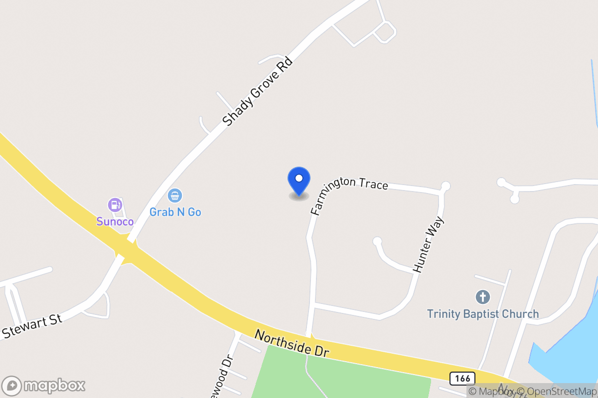 Map of 214 Farmington Trce