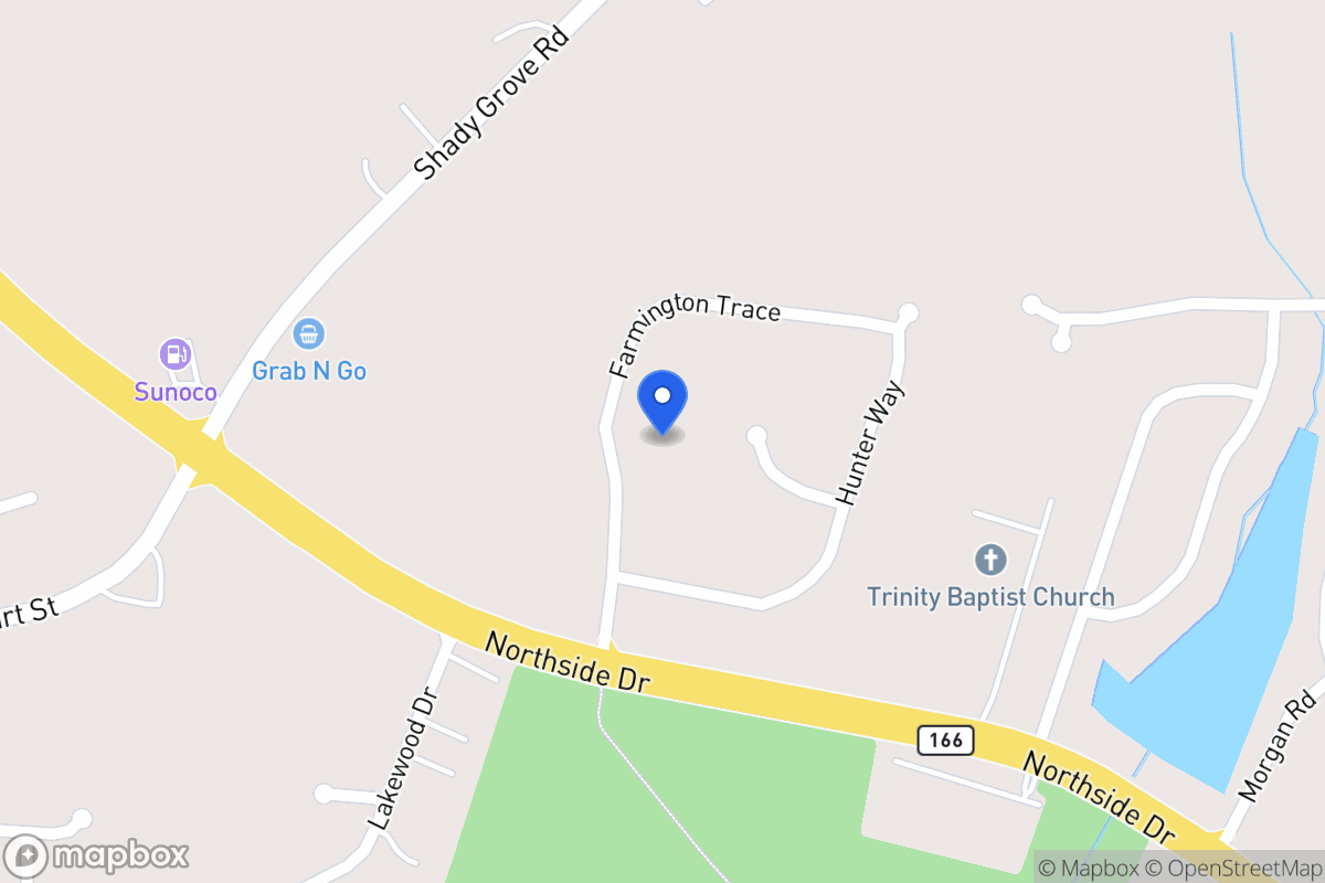 Map of 209 Farmington Trce