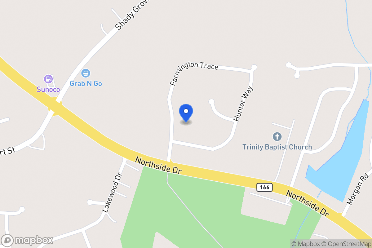 Map of 203 Farmington Trce