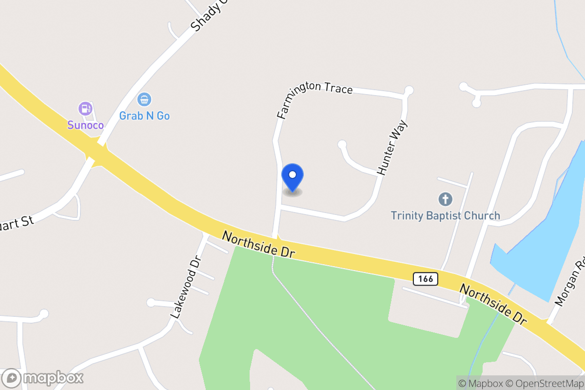 Map of 201 Farmington Trce