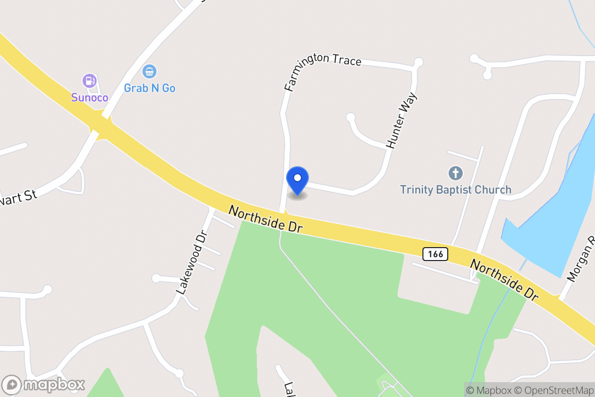 Map of 101 Hunter Way