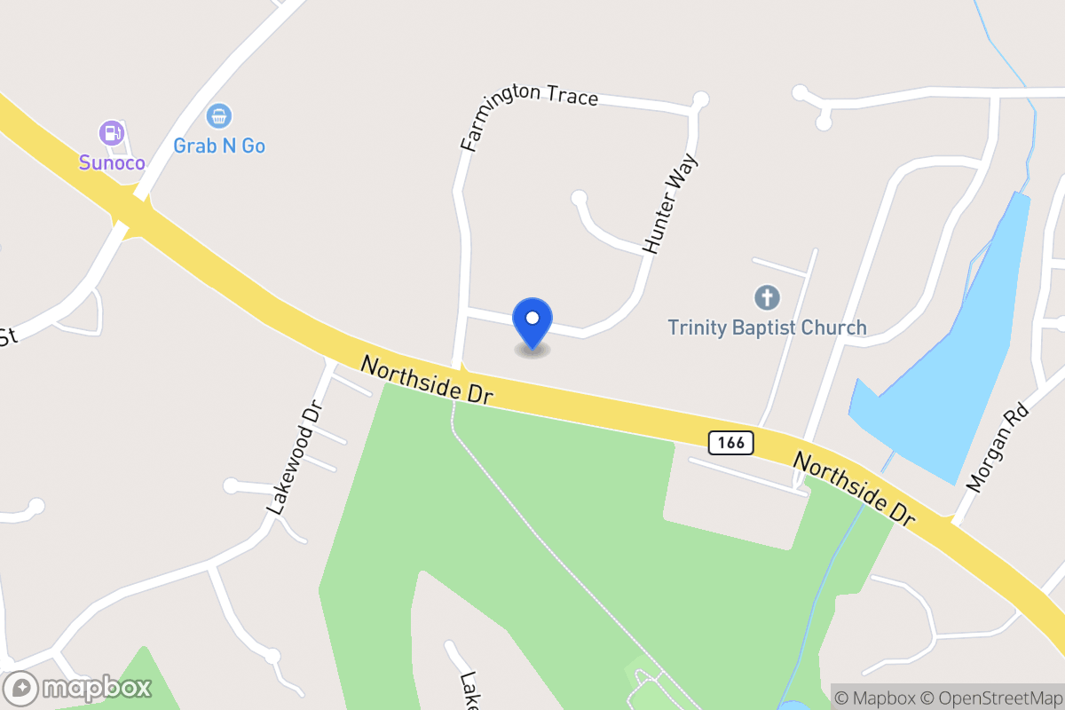 Map of 105 Hunter Way