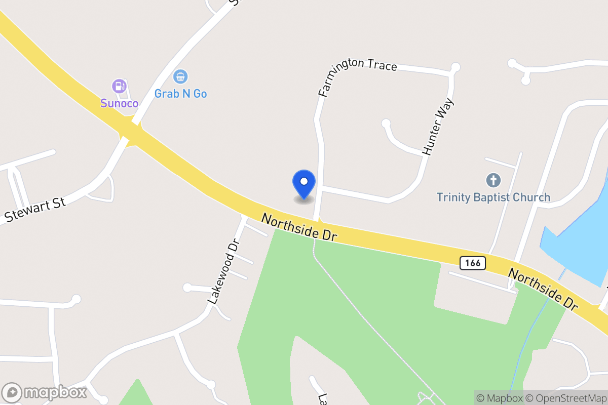 Map of 102 Farmington Trce
