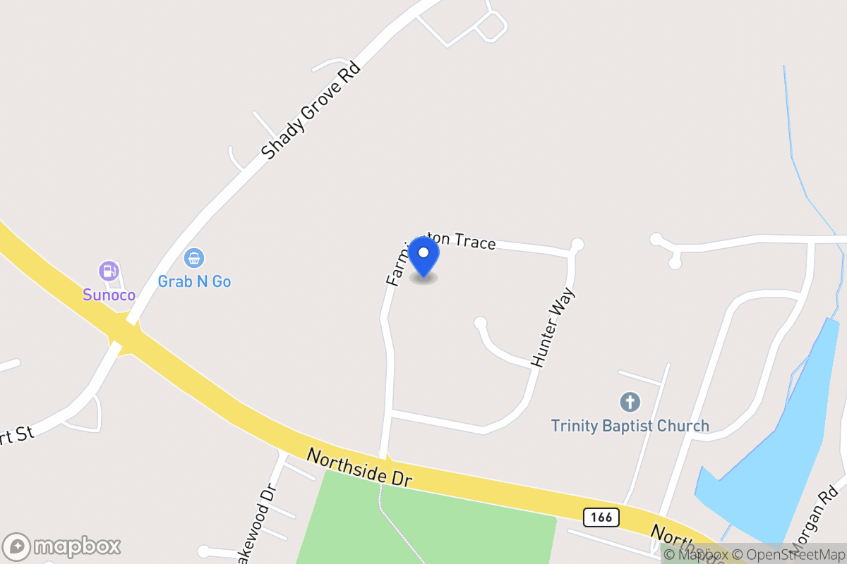 Map of 215 Farmington Trce