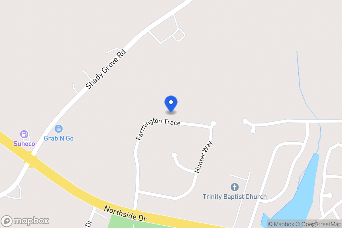 Map of 226 Farmington Trce