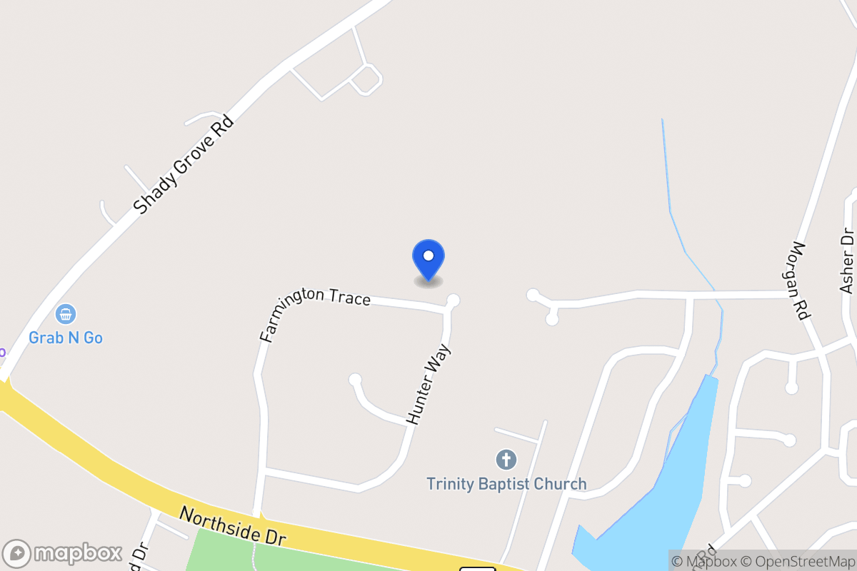 Map of 236 Farmington Trce