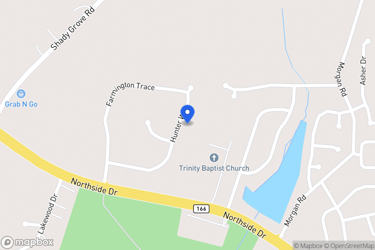 Map of 127 Hunter Way
