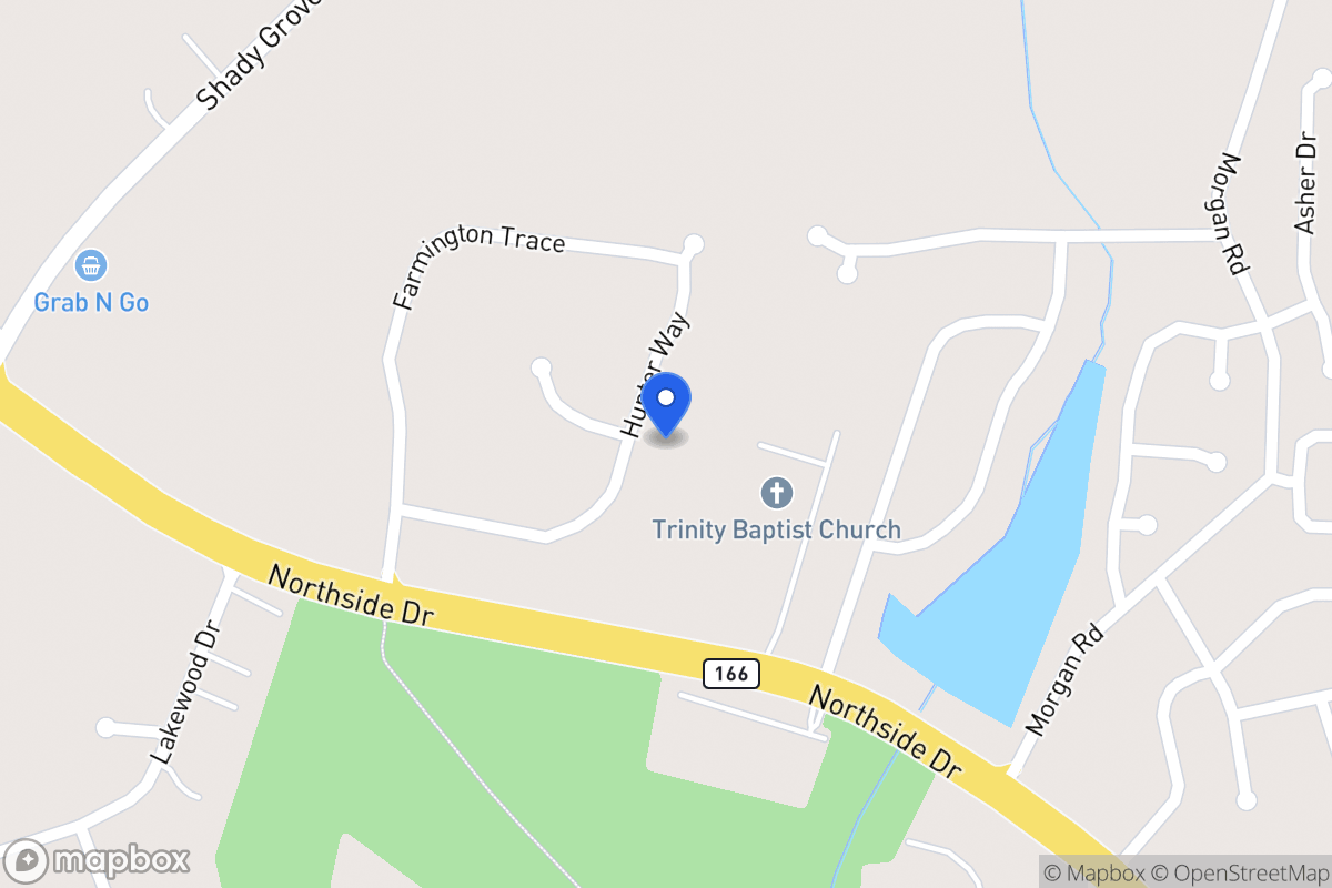 Map of 121 Hunter Way