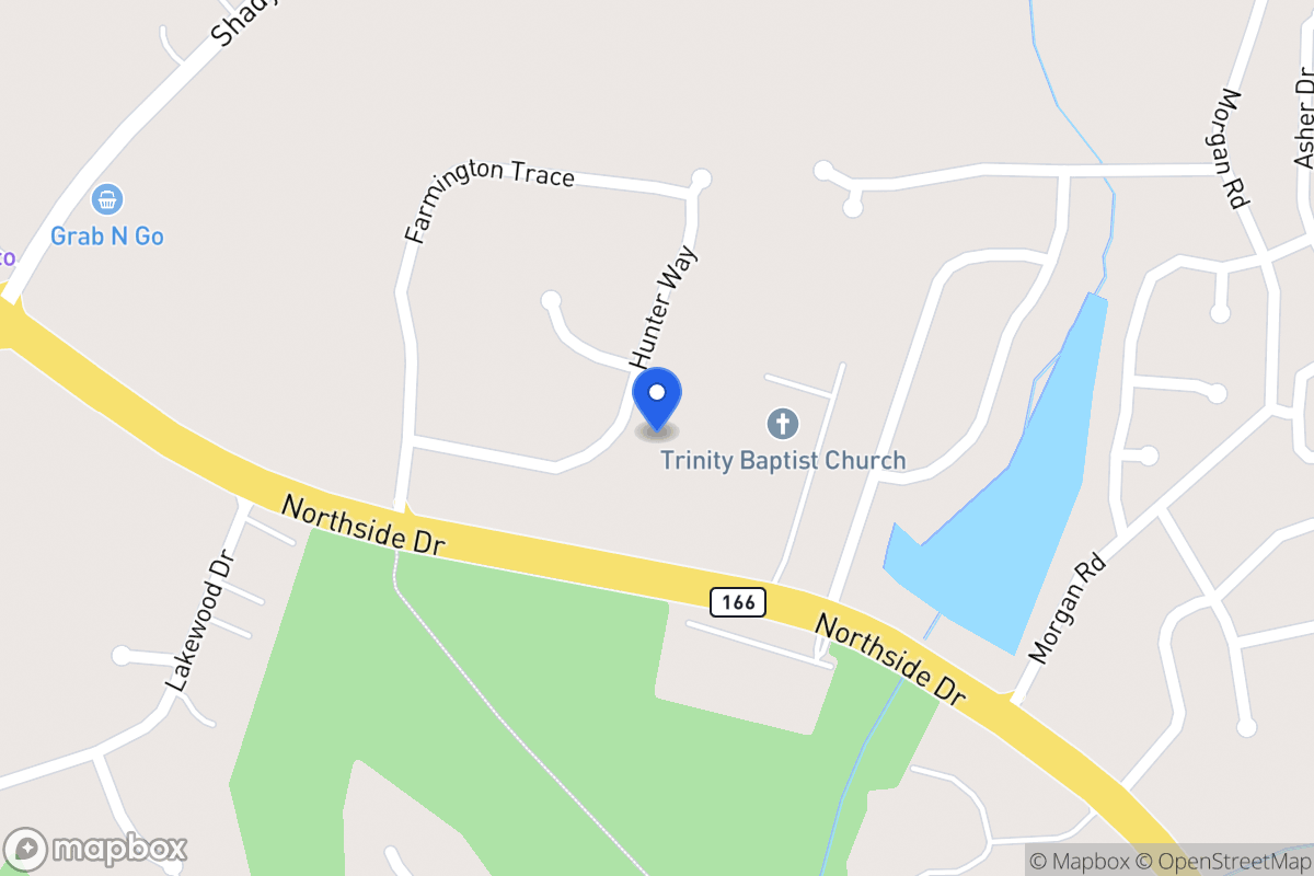 Map of 117 Hunter Way