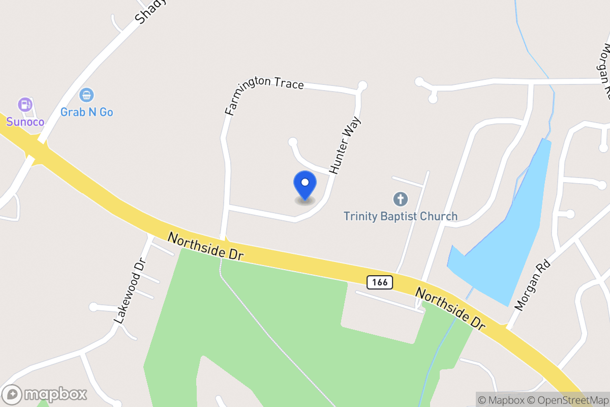 Map of 114 Hunter Way