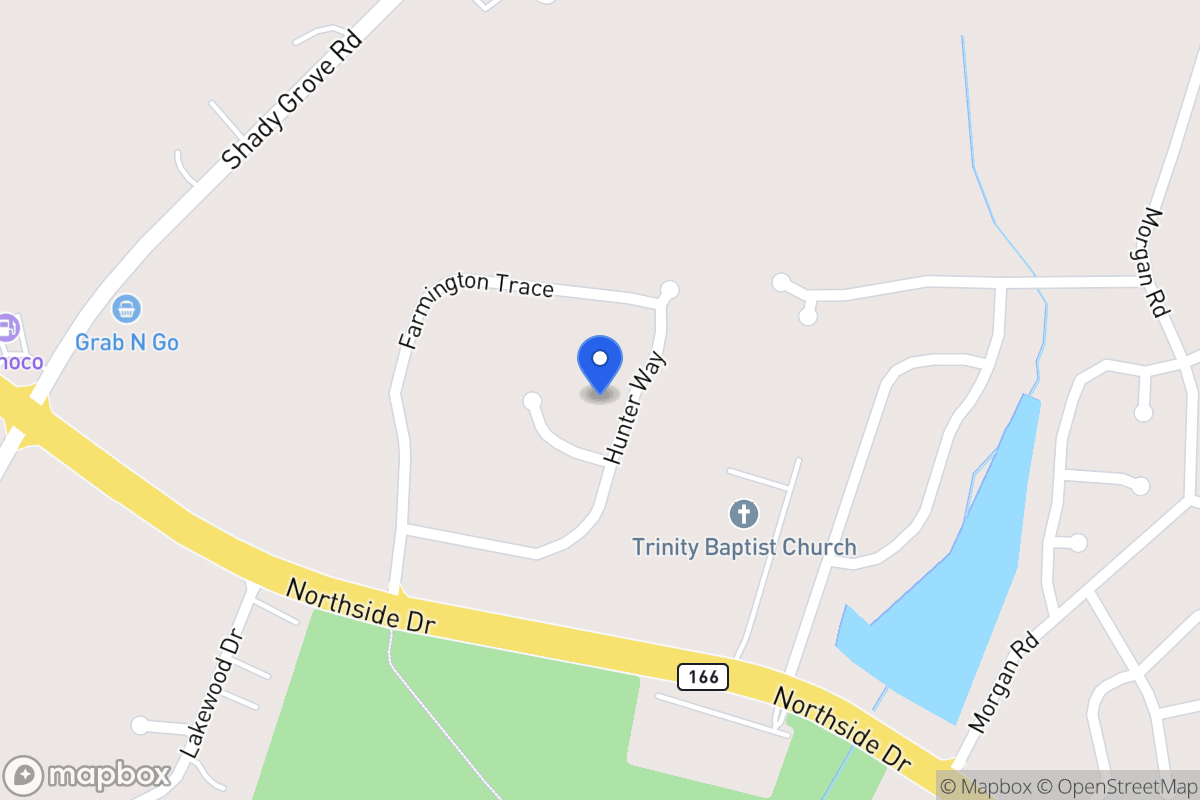 Map of 124 Hunter Way