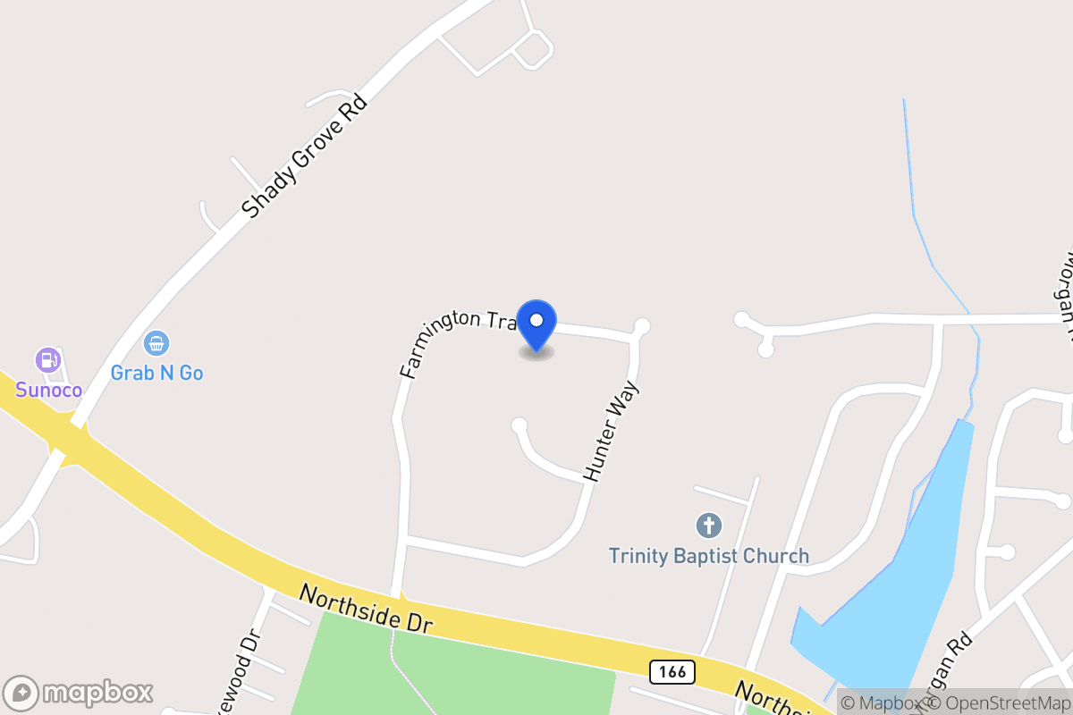 Map of 229 Farmington Trce