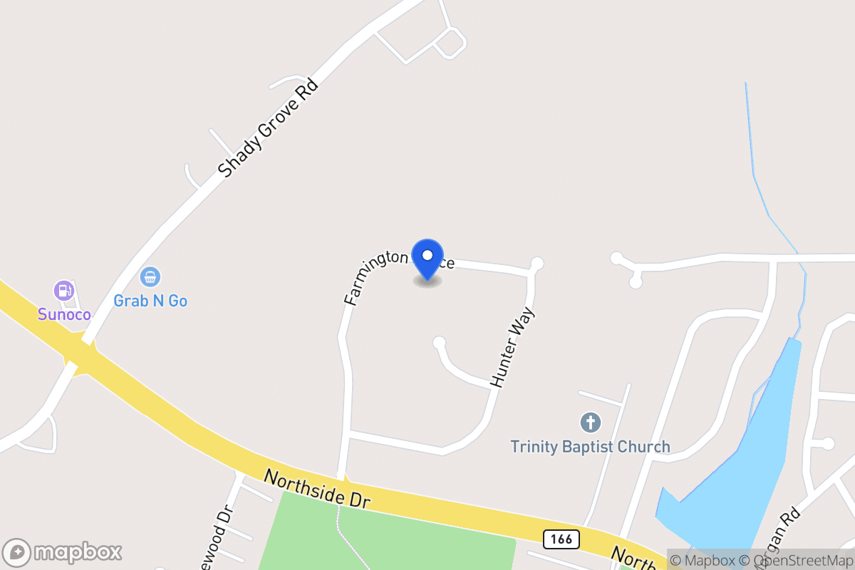Map of 227 Farmington Trce