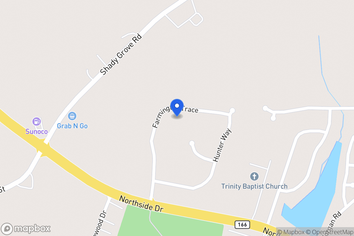Map of 225 Farmington Trce