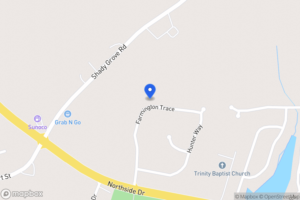 Map of 222 Farmington Trce