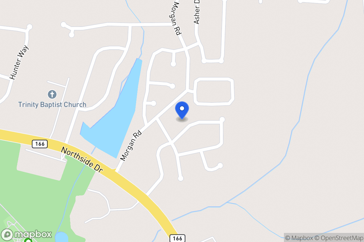 Map of 206 Stoney Brook Dr