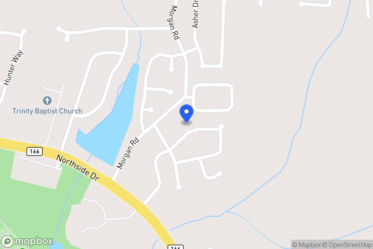 Map of 208 Stoney Brook Dr