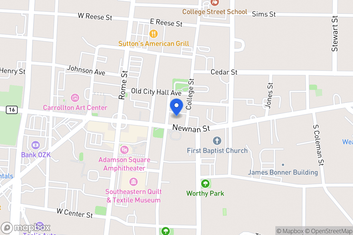 Map of 302 Newnan St