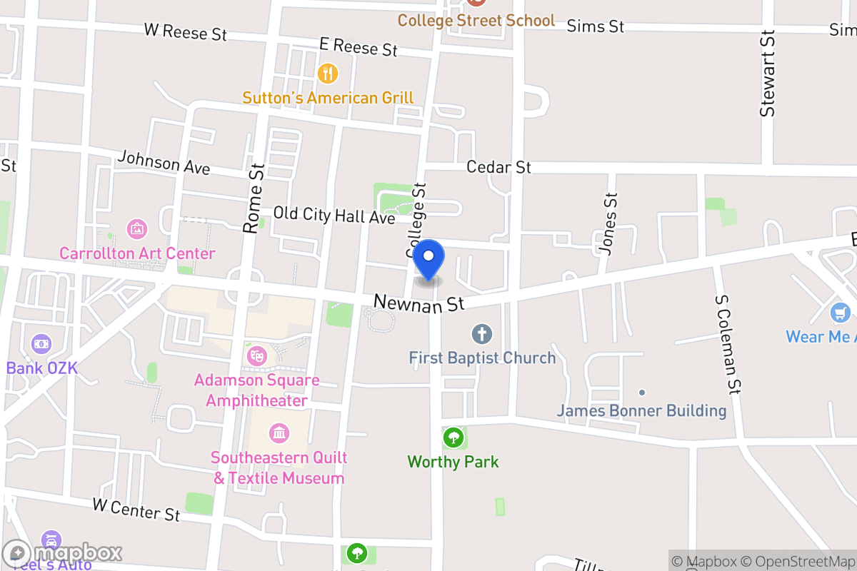 Map of 402 Newnan St
