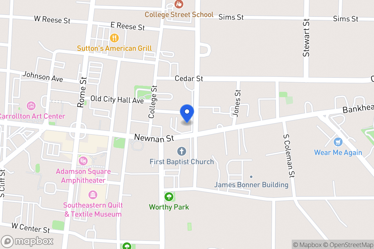 Map of 420 Newnan St