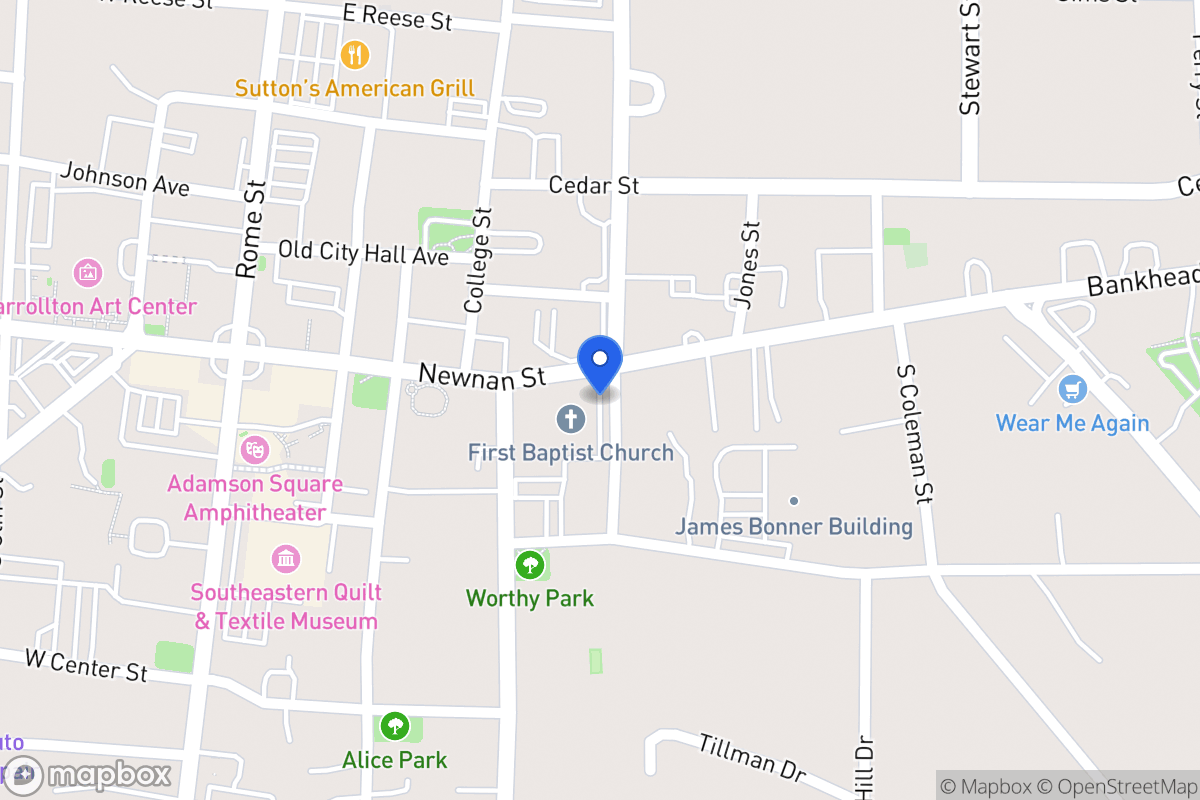 Map of 423 Newnan St