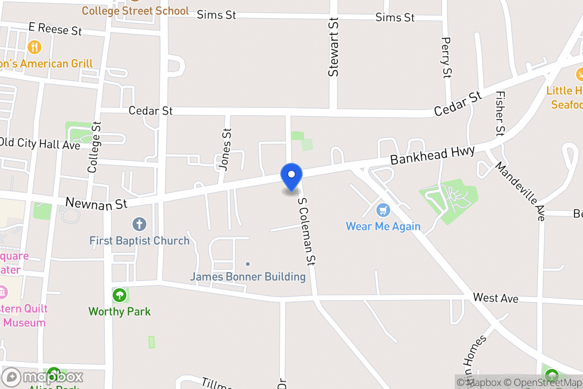 Map of 551 Newnan St
