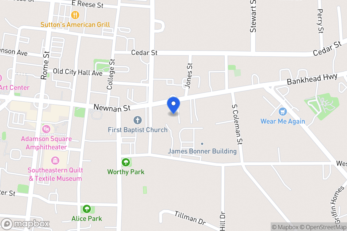 Map of 515 Newnan St