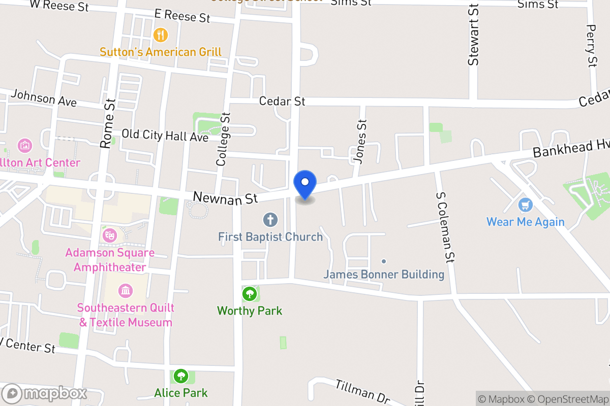 Map of 501 Newnan St