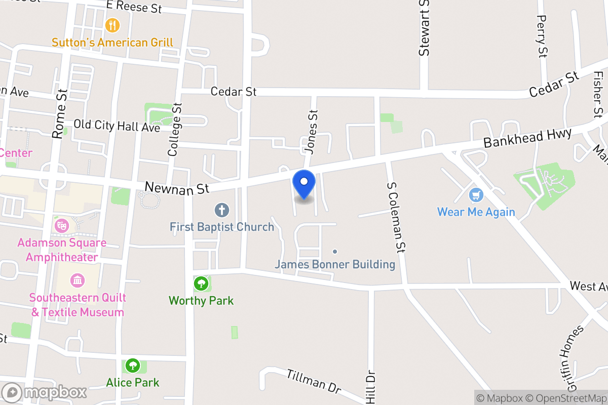 Map of 527 Newnan St
