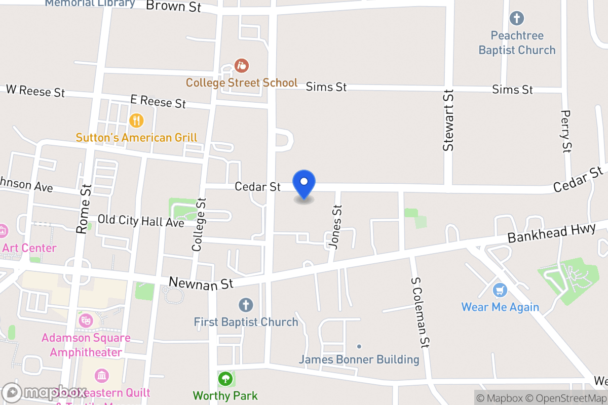 Map of 211 Cedar St