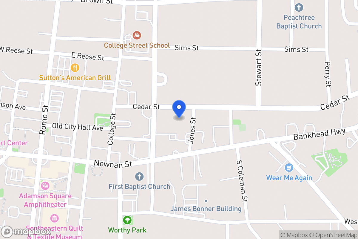 Map of 215 Cedar St