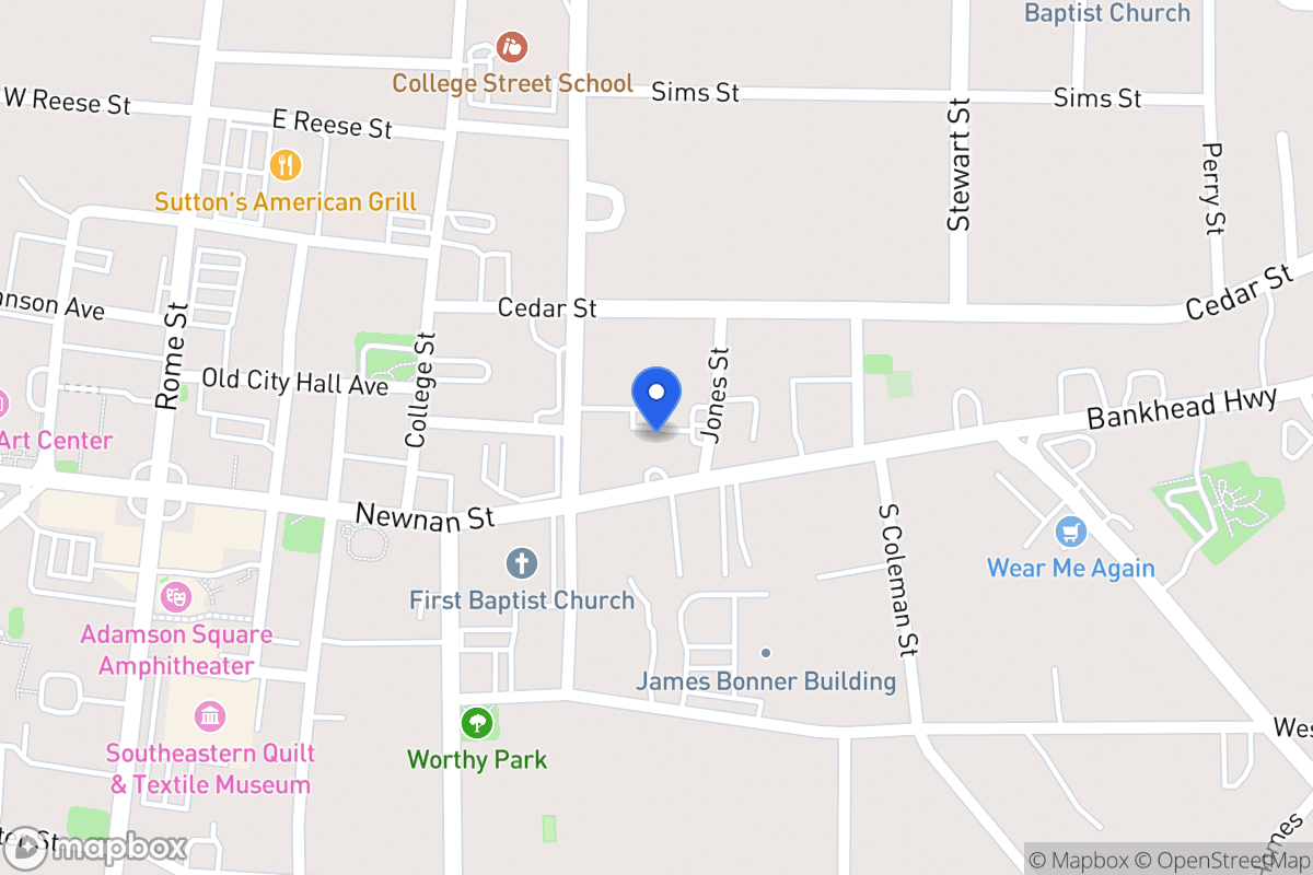 Map of 516 Newnan St