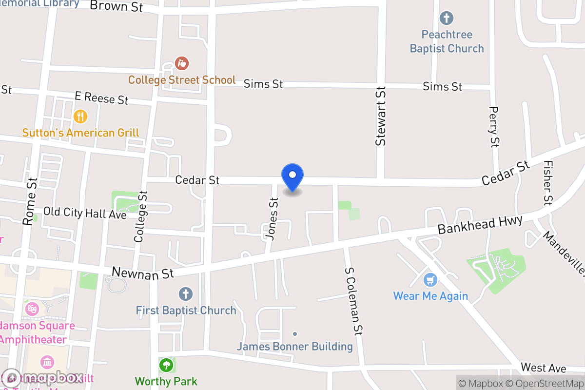 Map of 305 Cedar St