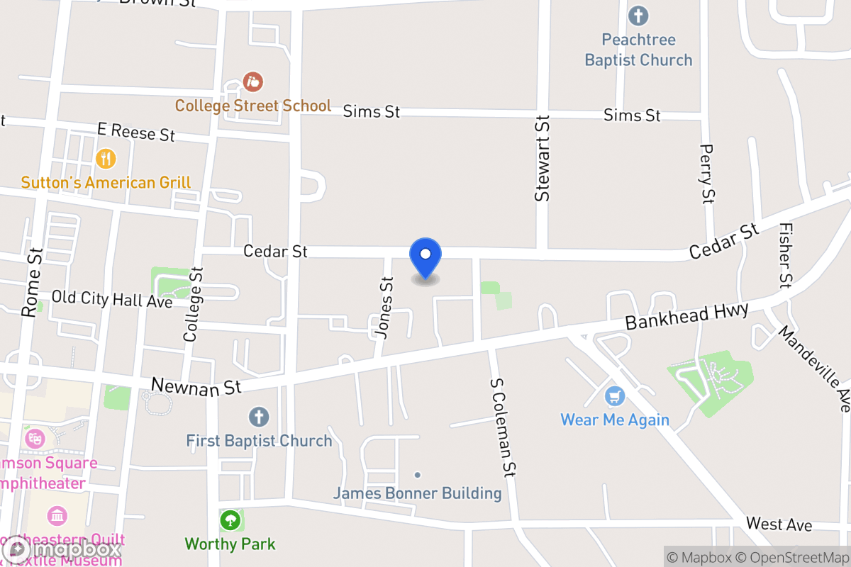Map of 309 Cedar St