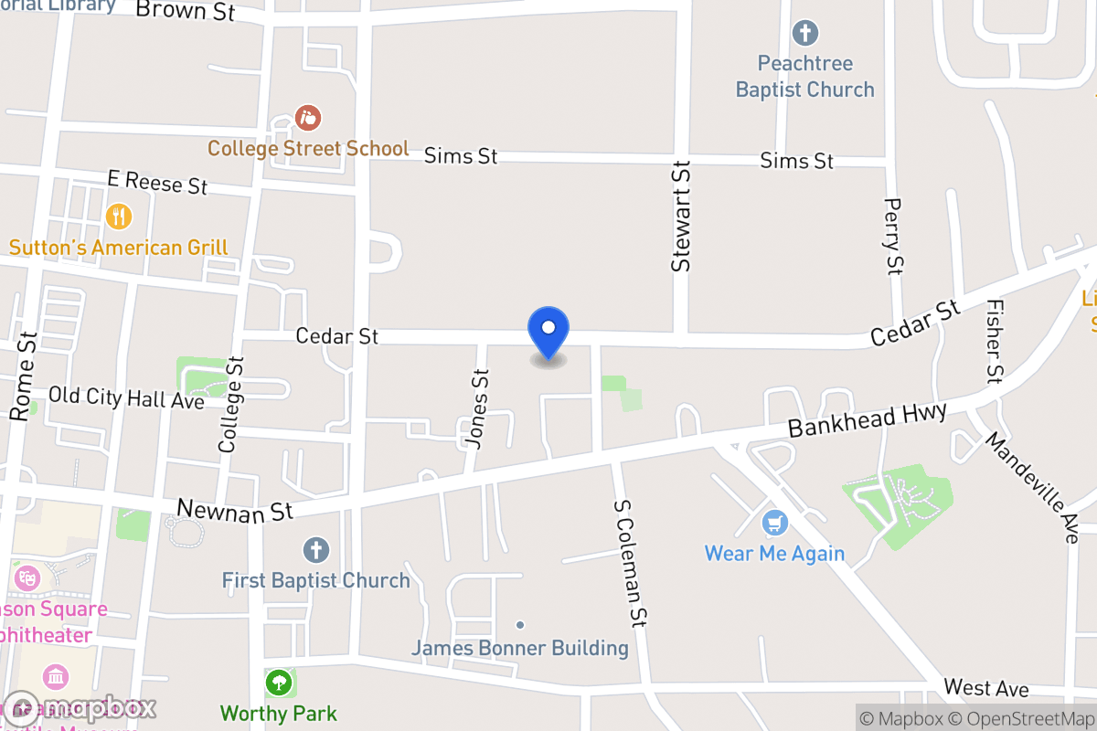 Map of 315 Cedar St